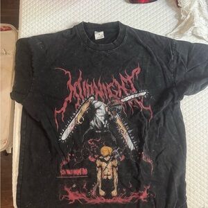 Black Graphic T-Shirt - Chainsaw Man